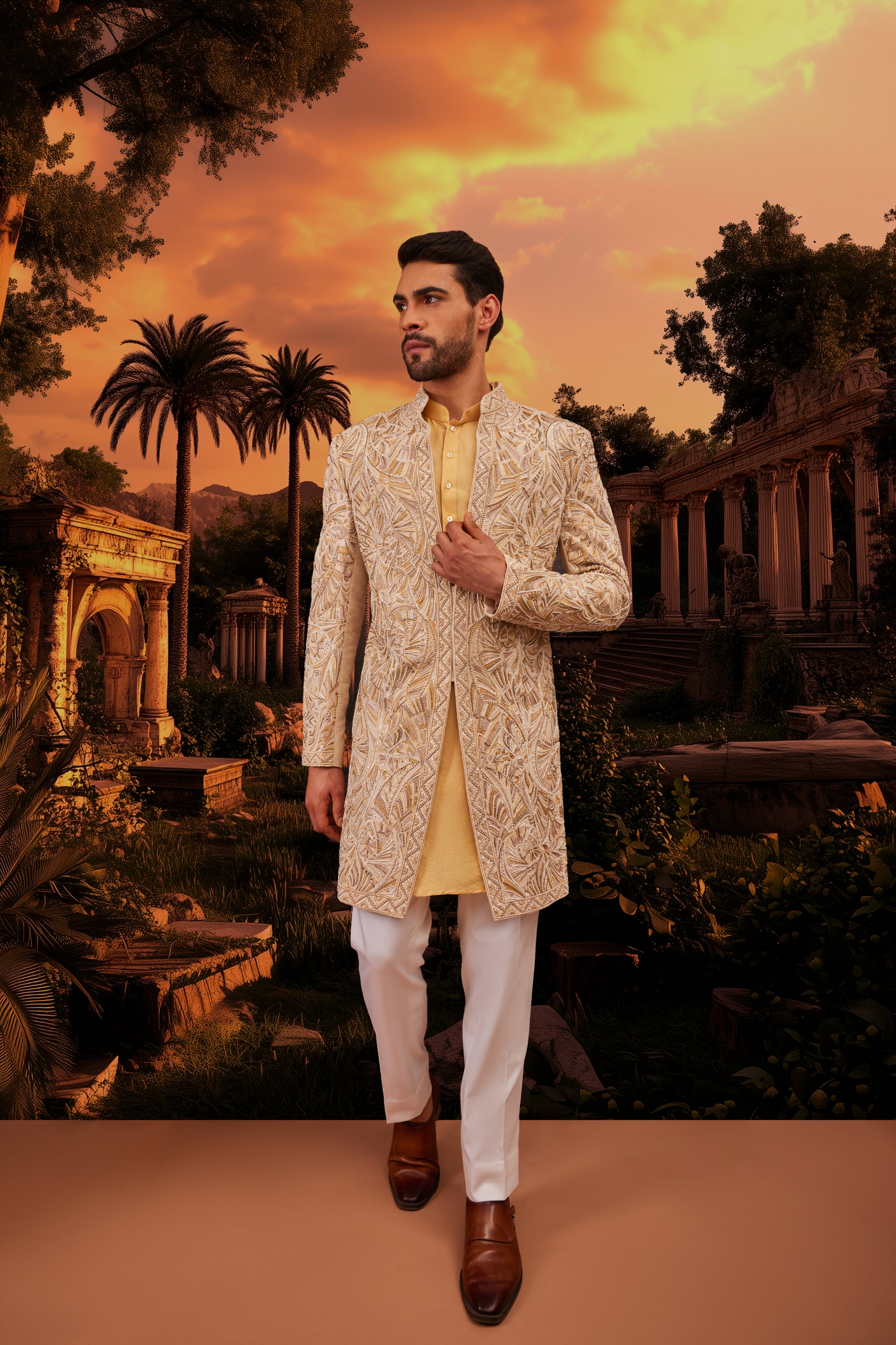 The Coronation Indo-Western Jacket