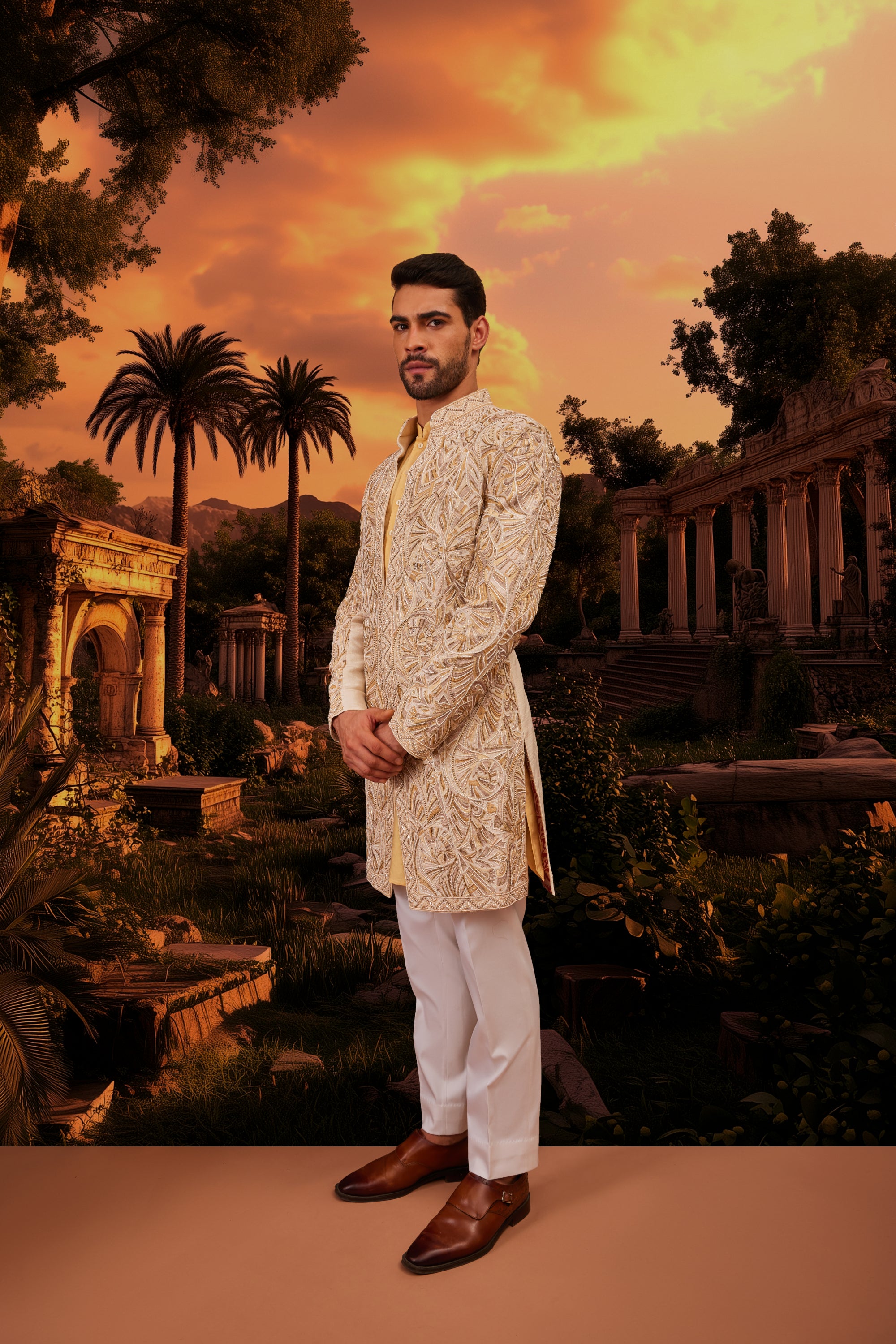 The Coronation Indo-Western Jacket