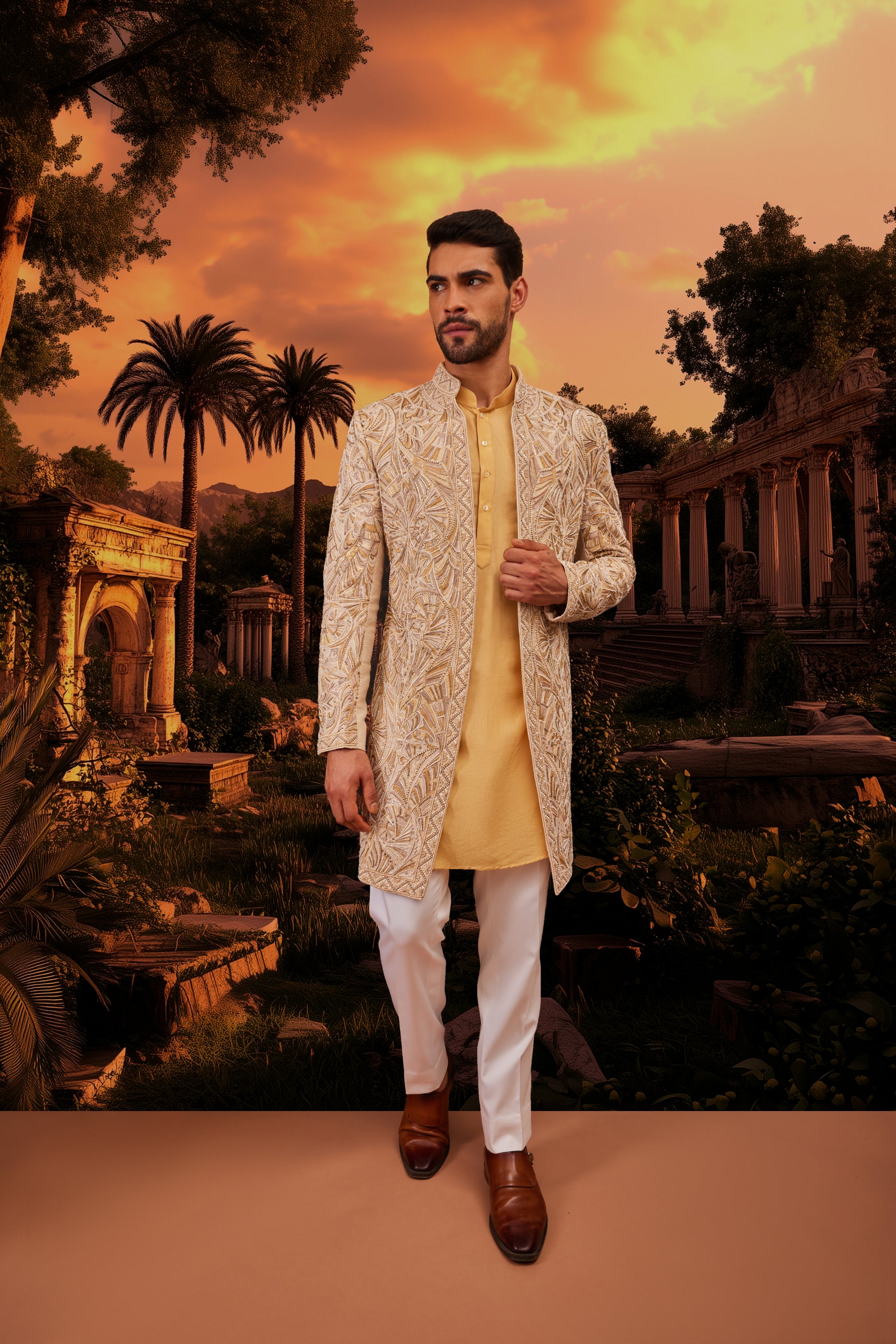 The Coronation Indo-Western Jacket