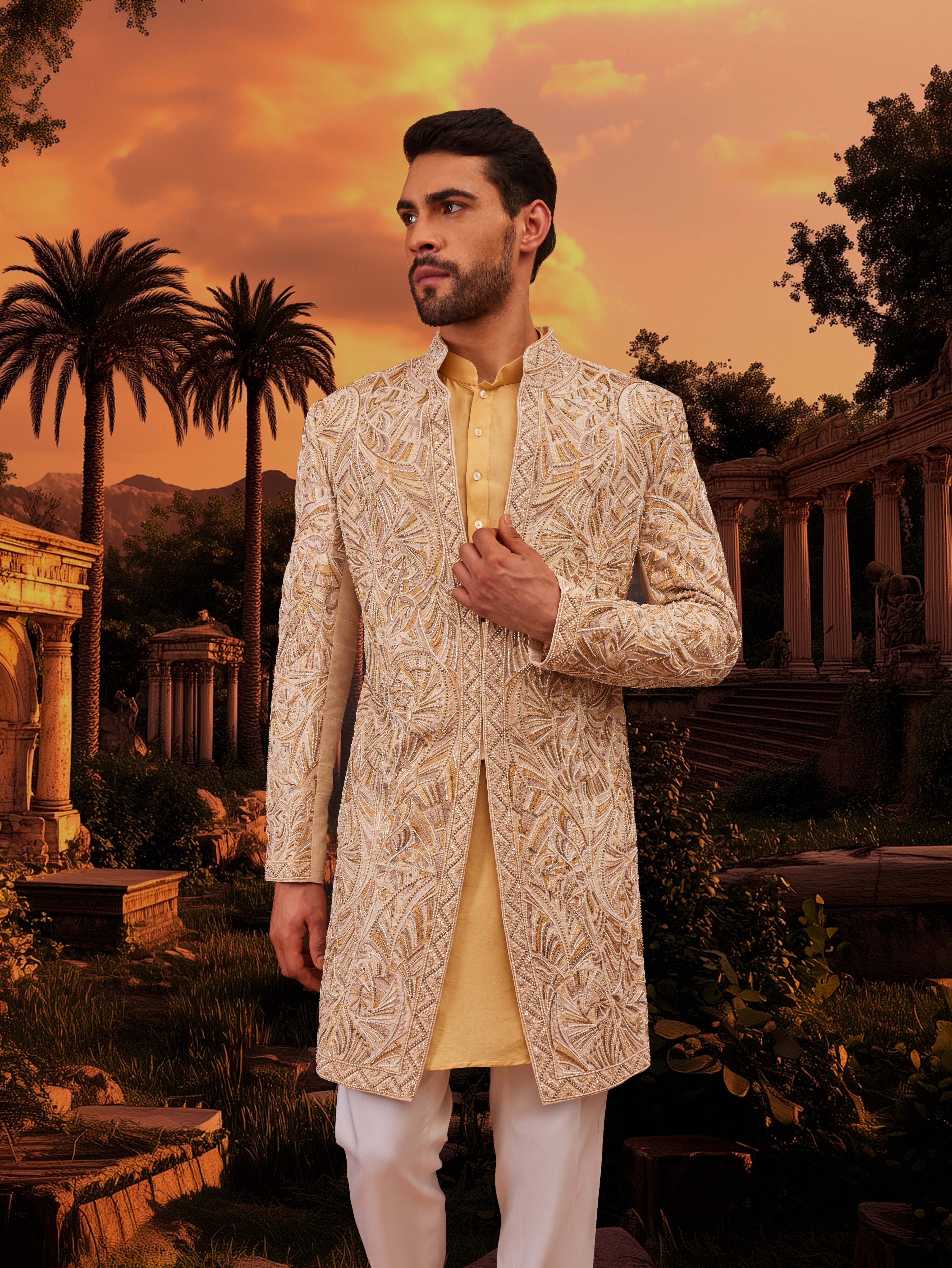 The Coronation Indo-Western Jacket
