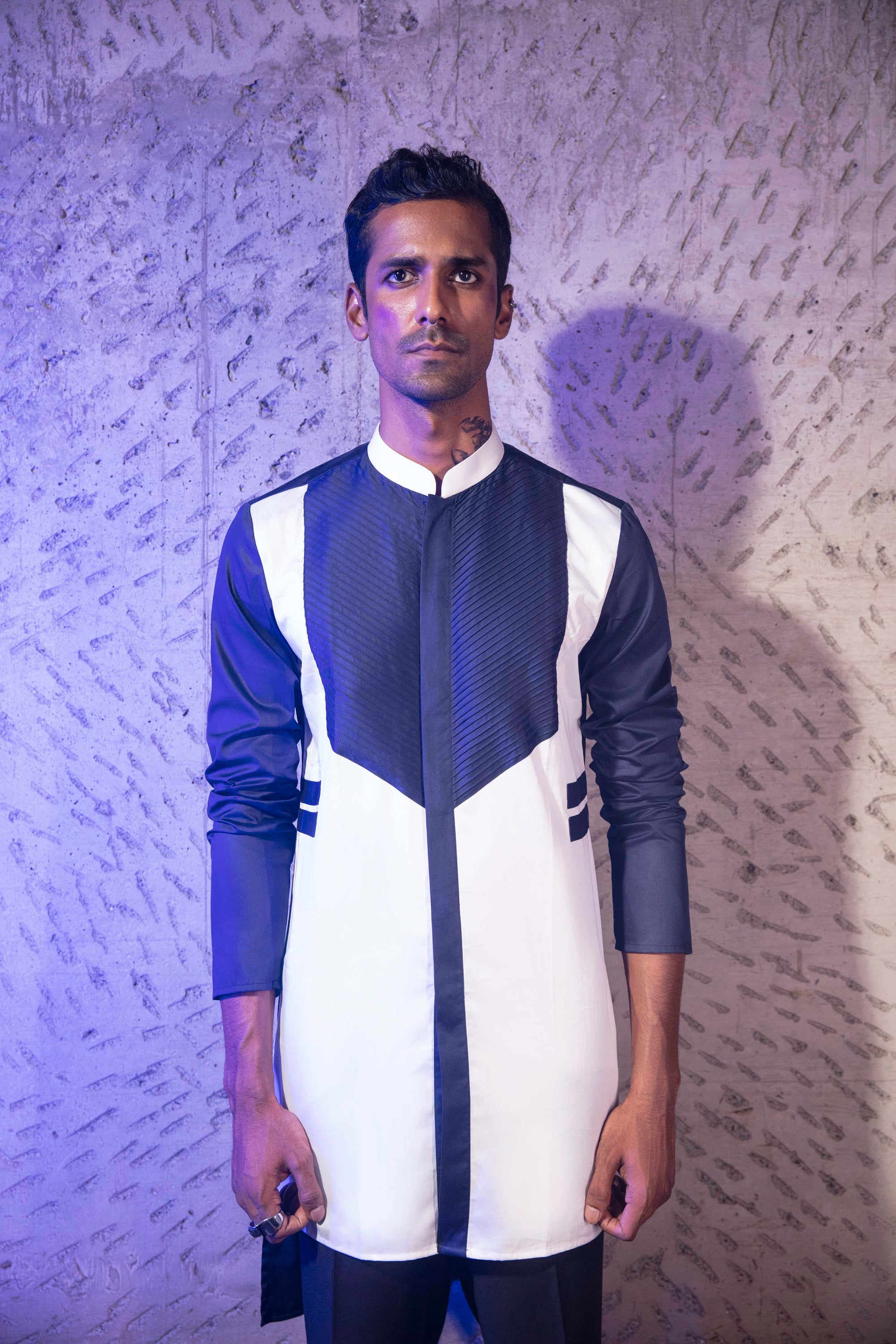 Alpha Edge Blue Kurta