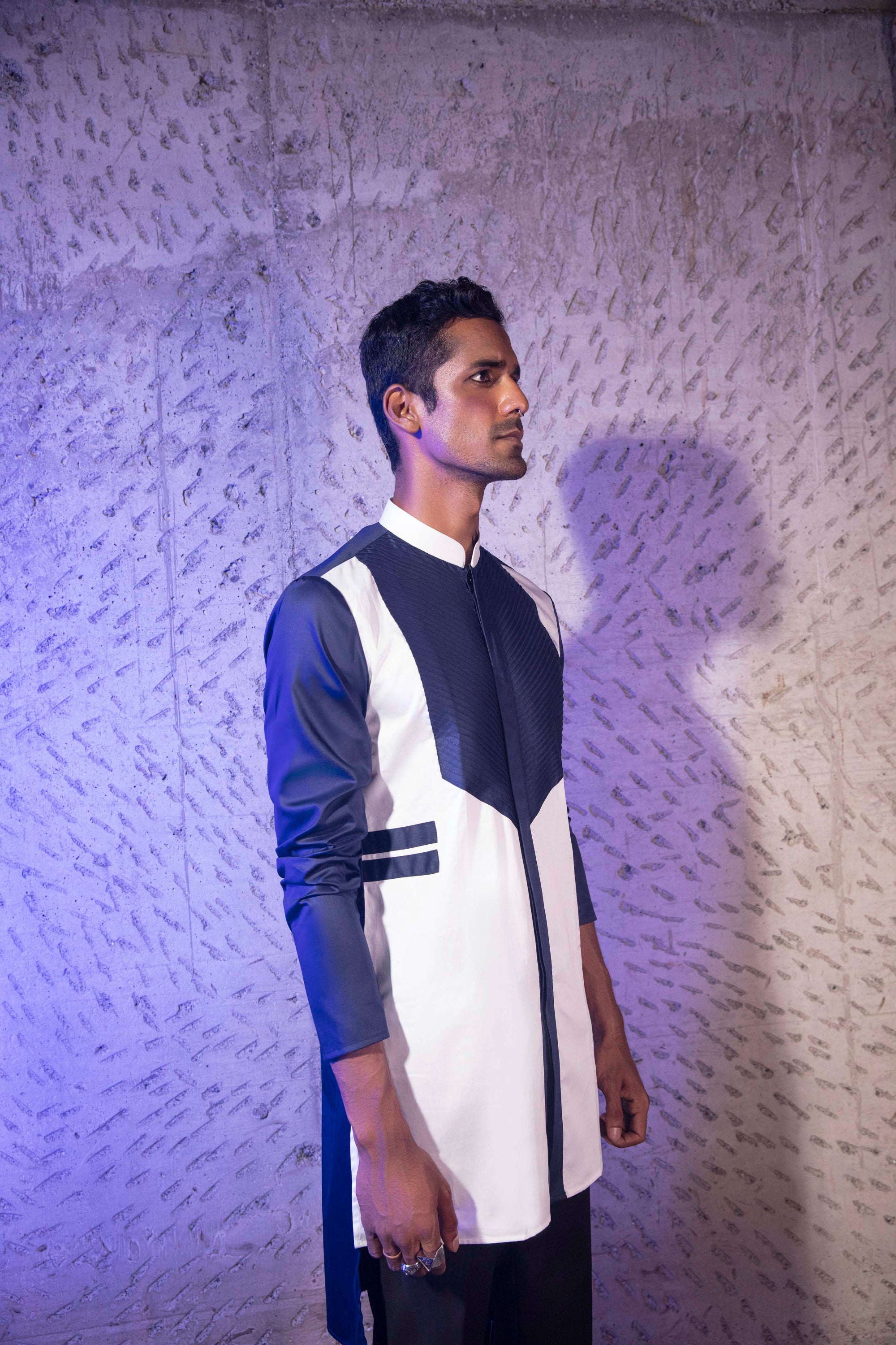 Alpha Edge Blue Kurta