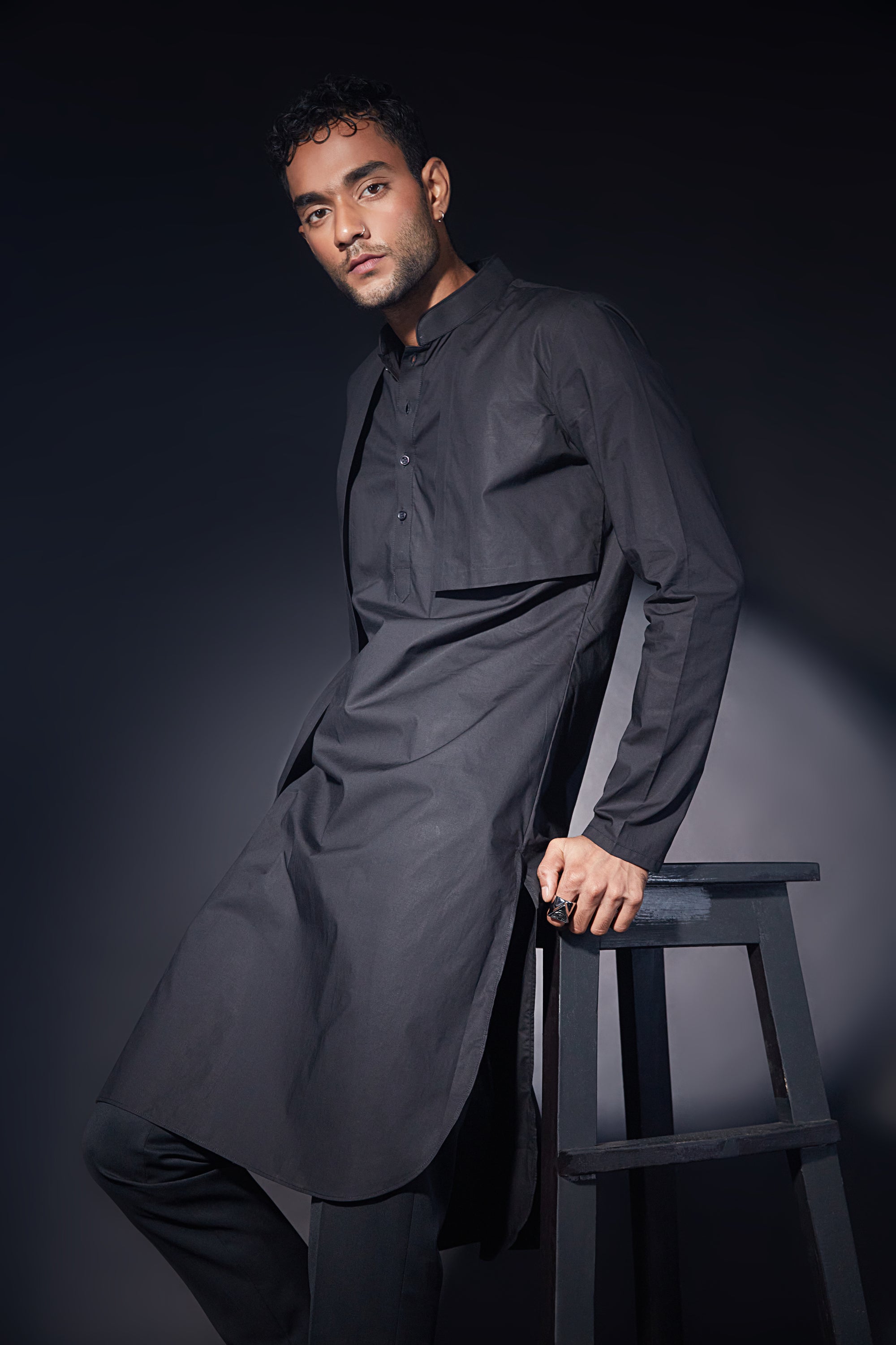 Fade To Black Kurta